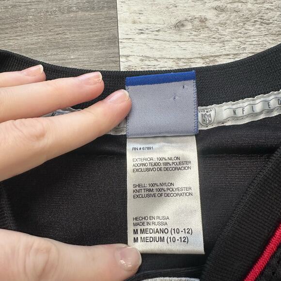 Vintage Y2K Reebok NFL Atlanta‎ Falcons Vick #7 Black Youth M Football Jersey - Picture 5 of 8